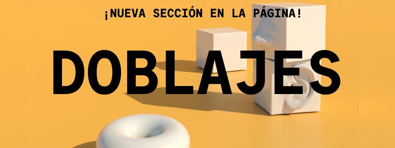 Sección de Doblajes añadida a la página