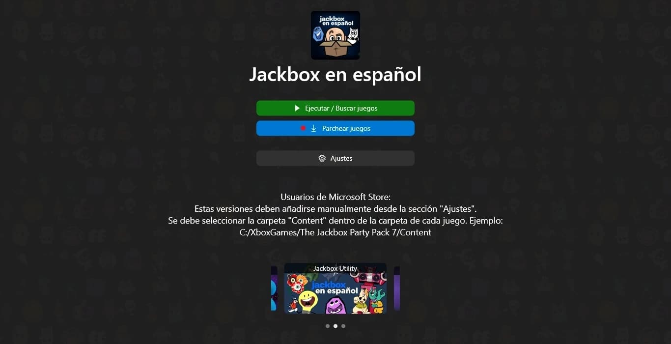 Previsualización de Jackbox Utility 1